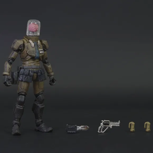 Acid Rain Reaction Figures W1 - Cortex Commander Marine
