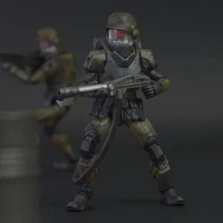 Acid Rain Reaction Figures W1 - Cortex Commander Flame Trooper Marine