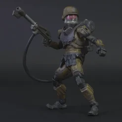 Acid Rain Reaction Figures W1 - Cortex Commander Flame Trooper Marine