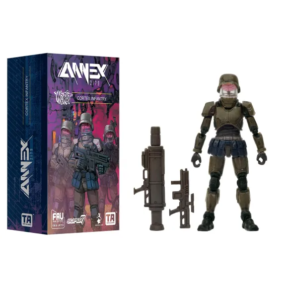 Acid Rain Reaction Figures W1 - Cortex Commander Infantry Marine