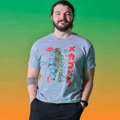 Anatomical Mechagodzilla Gray T-Shirt