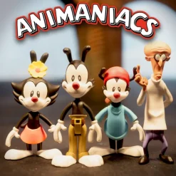 Animaniacs Reaction Figures Wave 1 - Set Of 4