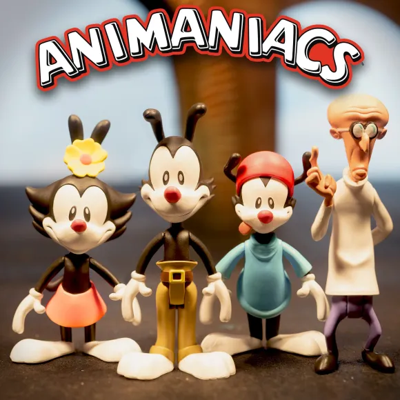 Animaniacs Reaction Figures Wave 1 - Set Of 4