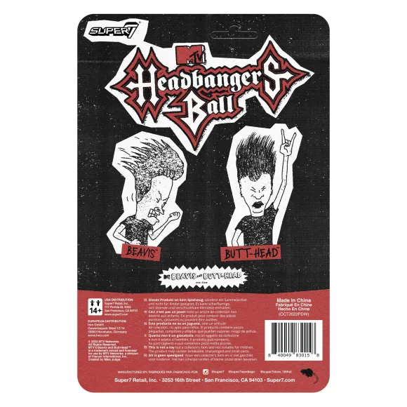 Beavis And Butthead Reaction Wave 3 - Butt-Head (Headbanger'S Ball)