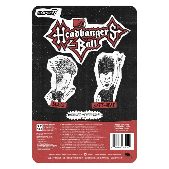 Beavis And Butthead Reaction Wave 3 - Beavis (Headbanger'S Ball)