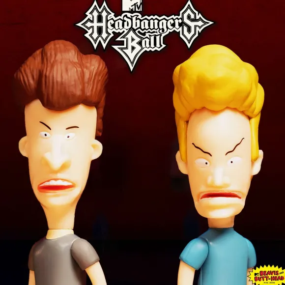 Beavis And Butt-Head Reaction Figure - Headbanger'S Ball Set Of 2