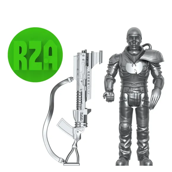 Bobby Digital Reaction Figures Wave 03 - Bobby Digital (Metallic Silver W/ 45 Adaptor)