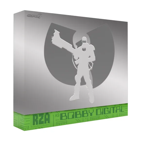 Bobby Digital Reaction Figures Wave 03 - Bobby Digital (Metallic Silver W/ 45 Adaptor)