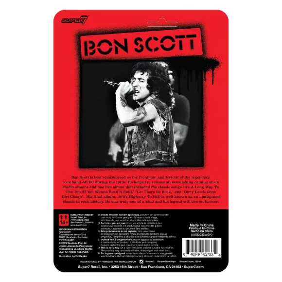 Bon Scott Reaction Figures Wave 01 - Bon Scott