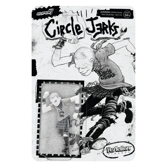 Circle Jerks Reaction Figure - Skank Man (Grayscale)