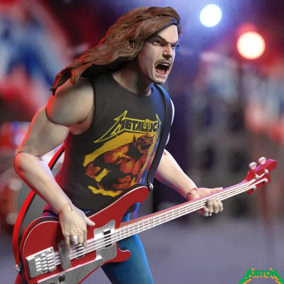 Cliff Burton Ultimates! Wave 02 - Cliff Burton (Superhero Poster)