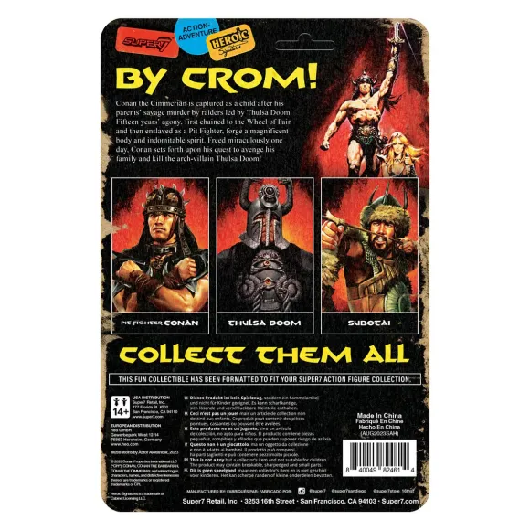 Conan The Barbarian Reaction Figures Wave 01 - Subotai