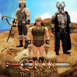 Conan The Barbarian Reaction Figures Wave 01 - Thulsa Doom, Pit Fighter Conan, Subotai