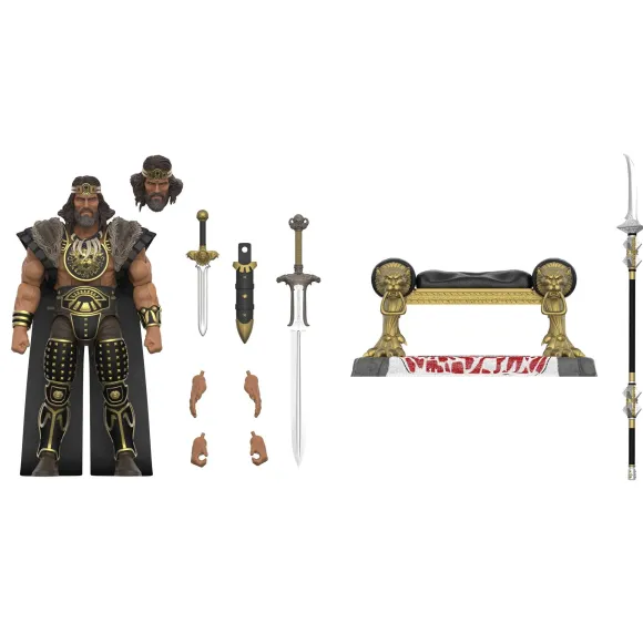 Conan The Barbarian Ultimates! Wave 4 - King Conan And Throne
