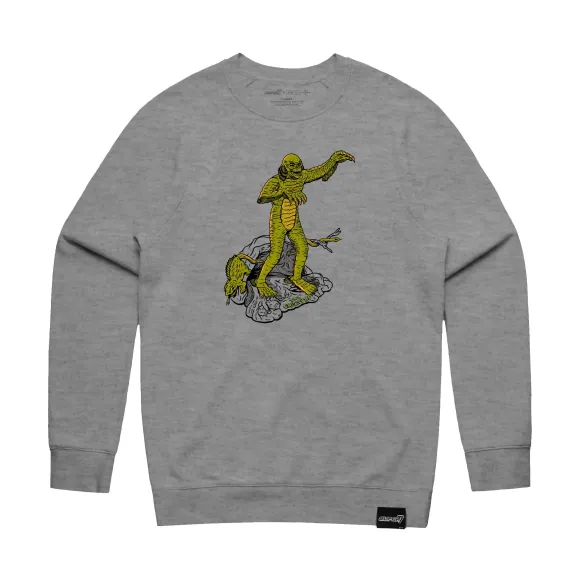 Creature Model Kit Crewneck Heather Gray Fleece