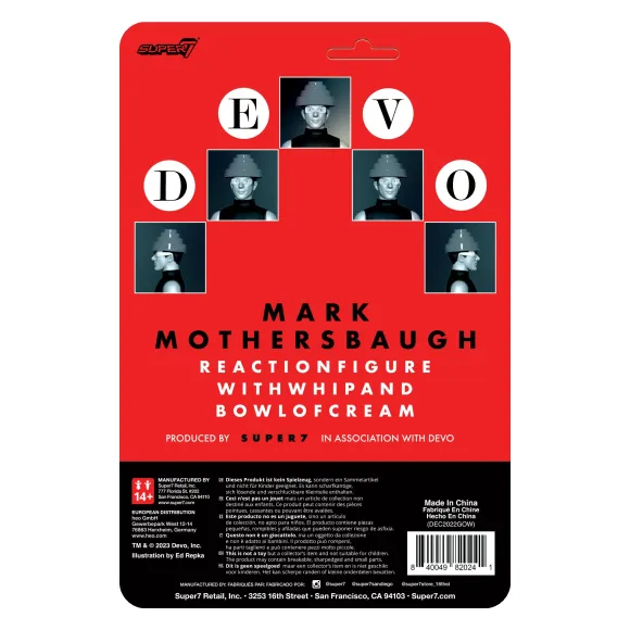 Devo Reaction Figure Wave 1 -Whip It Mark Mothersbaugh