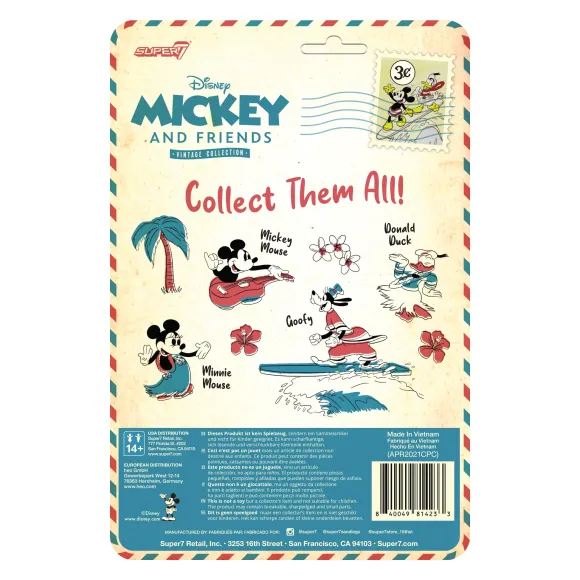 Disney Reaction Figures - Vintage Collection Wave 2 - Donald Duck (Hawaiian Holiday)