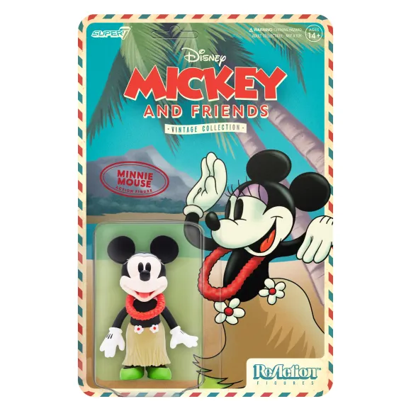 Disney Reaction Figures - Vintage Collection Wave 2 - Minnie Mouse (Hawaiian Holiday)