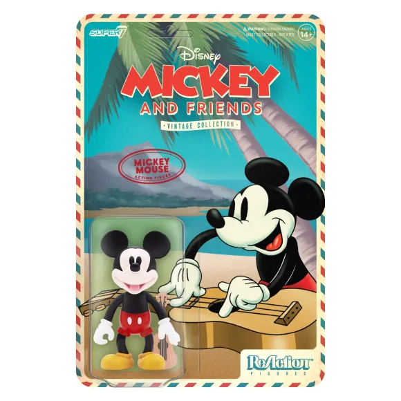 Disney Reaction Figures - Vintage Collection Wave 2 - Mickey Mouse (Hawaiian Holiday)