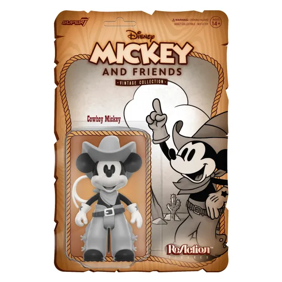 Disney Reaction Figures Wave 3 - Vintage Collection - Cowboy Mickey