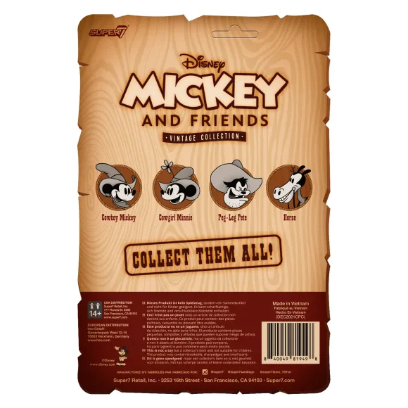 Disney Reaction Figures Wave 3 - Vintage Collection - Cowboy Mickey