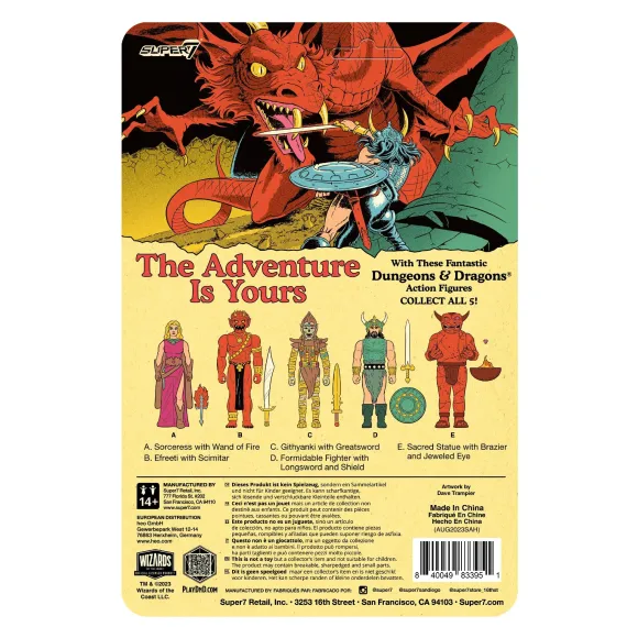 Dungeons And Dragons Reaction Figures Wave 03 - Sacred Statue (Player'S Handbook)