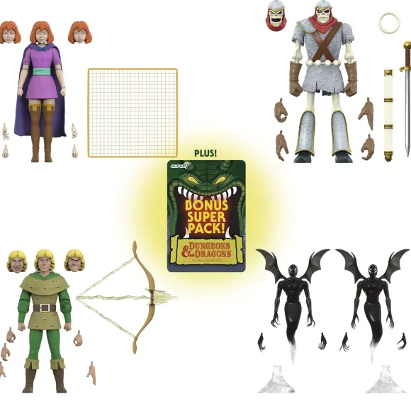 Dungeons And Dragons Ultimates! Wave 01 - Set Of 5 Figures