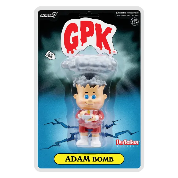 Garbage Pail Kids Reaction Figure - Adam Bomb (Red)