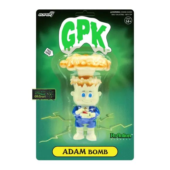 Garbage Pail Kids Reaction Figure - Adam Bomb (Glow)