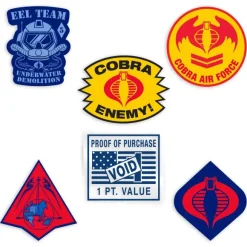 G.I. Joe - Cobra Die Cut Sticker Set With Header Card