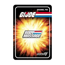 G.I. Joe Enamel Pin - Body Massage Psa