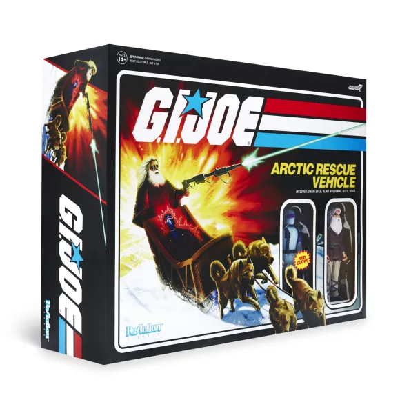 G.I. Joe Reaction Figures - Arctic Rescue Vehicle (Snake Eyes & Blind Woodsman)