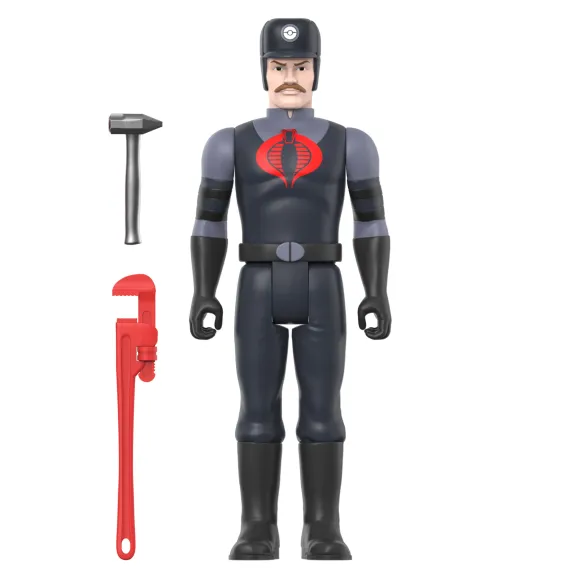 G.I. Joe Reaction Figures Wave 3 - Cobra Snakeling Factory Worker Mustache (Pink)