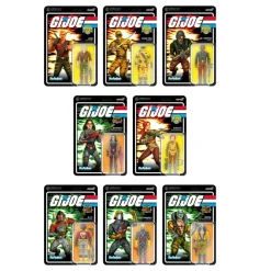G.I. Joe Reaction Figures Wave 6 - Tiger Force & Python Patrol - Set Of 8