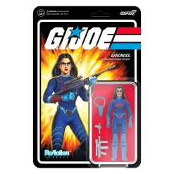 G.I. Joe Reaction Figures Wave 7 - Baroness (Cartoon Dark Blue) [Exclusive]
