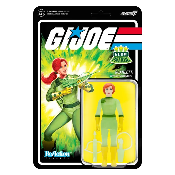 G.I. Joe Reaction Figures Wave 1B - Scarlett (Glow Patrol)