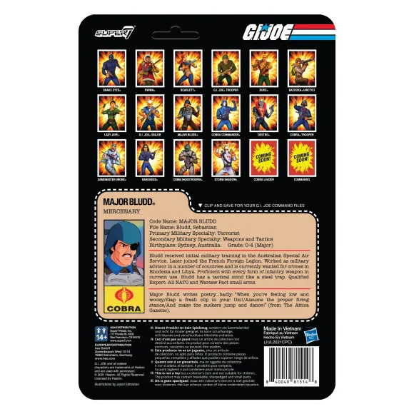 G.I. Joe Reaction Figures Wave 2 - Major Bludd