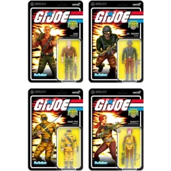 G.I. Joe Reaction Figures Wave 6 - Tiger Force (Set Of 4)