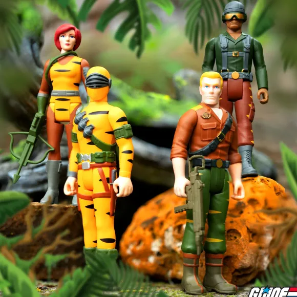 G.I. Joe Reaction Figures Wave 6 - Tiger Force (Set Of 4)