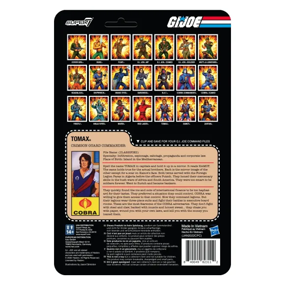 G.I. Joe Reaction Figures Wave 5 - Tomax