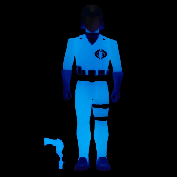 G.I. Joe Reaction Figures Wave 1B - Cobra Commander (Glow Patrol)