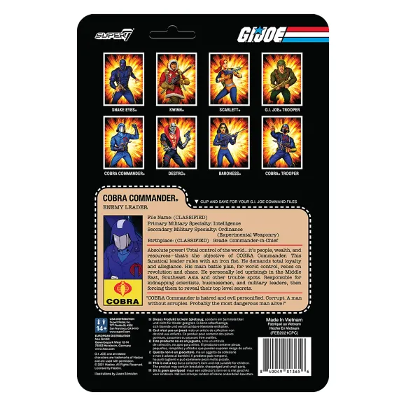G.I. Joe Reaction Figures Wave 1 - Cobra Commander