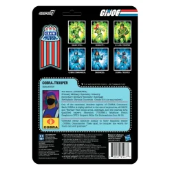 G.I. Joe Reaction Figures Wave 1B - Cobra Trooper Y-Back (Glow Patrol)