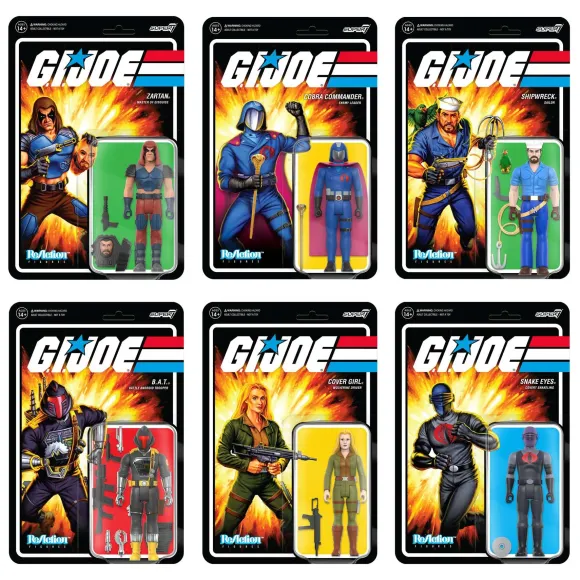G.I. Joe Reaction Figures Wave 4 - Set Of 6