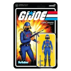 G.I. Joe Reaction Wave 4 - Cobra Female Trooper Long Blonde Hair (Pink)