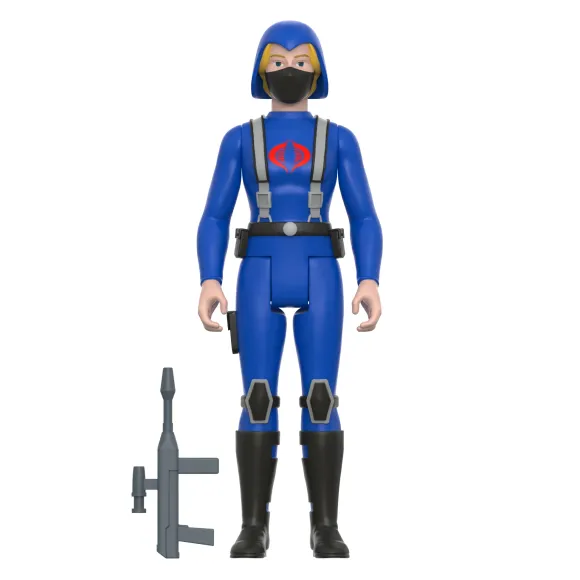 G.I. Joe Reaction Wave 4 - Cobra Female Trooper Long Blonde Hair (Pink)