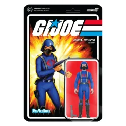 G.I. Joe Reaction Wave 4 - Cobra Female Trooper Short Black Hair (Pink)