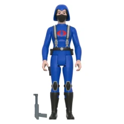 G.I. Joe Reaction Wave 4 - Cobra Female Trooper Short Black Hair (Pink)
