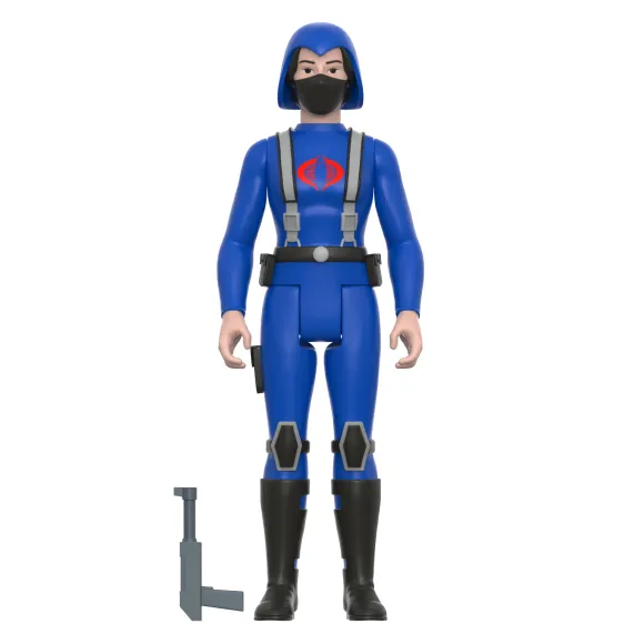 G.I. Joe Reaction Wave 4 - Cobra Female Trooper Short Black Hair (Pink)