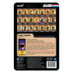 G.I. Joe Reaction Wave 4 - Cobra Female Trooper Short Black Hair (Pink)